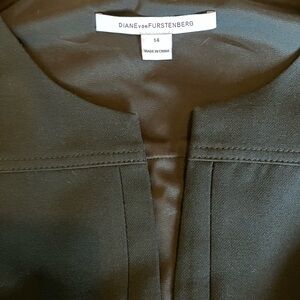 Dianne von Furstenberg Sleeveless Black Top - Suiting